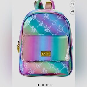 💙💚 Luv Betsey by Betsey Johnson Pastel Logo Mini Backpack NWT